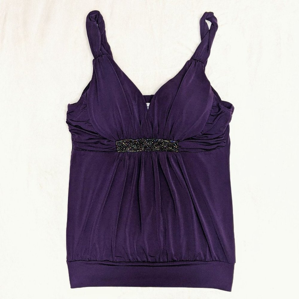 Speechless Beaded Sweetheart Top L